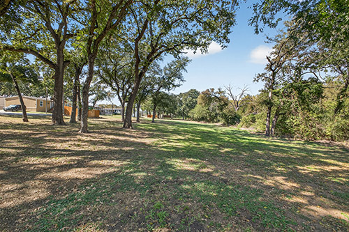 Open space at Green Oaks in Fort Worth, TX