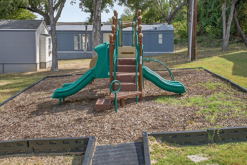 The playground at Green Oaks in Fort Worth, TX