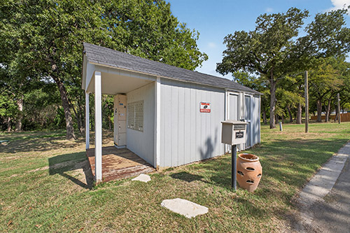 Mailboxes at Green Oaks in Fort Worth, TX
